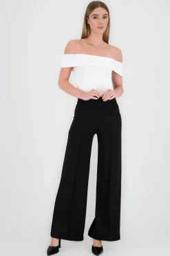 Shasa High Waist Wide Leg Pant