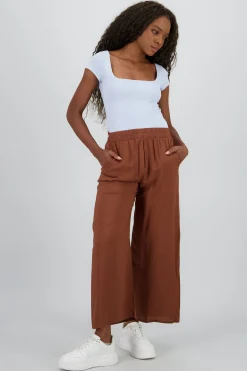 Shasa High waist wide leg pant
