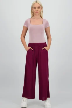 Shasa High waist wide leg pant