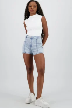 Shasa High Waisted Cutoff Shorts