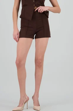Shasa High Waisted Pleated Shorts