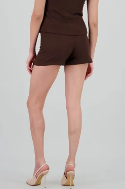 Shasa High Waisted Pleated Shorts