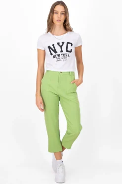 Shasa Highwaisted capri pant with pockets