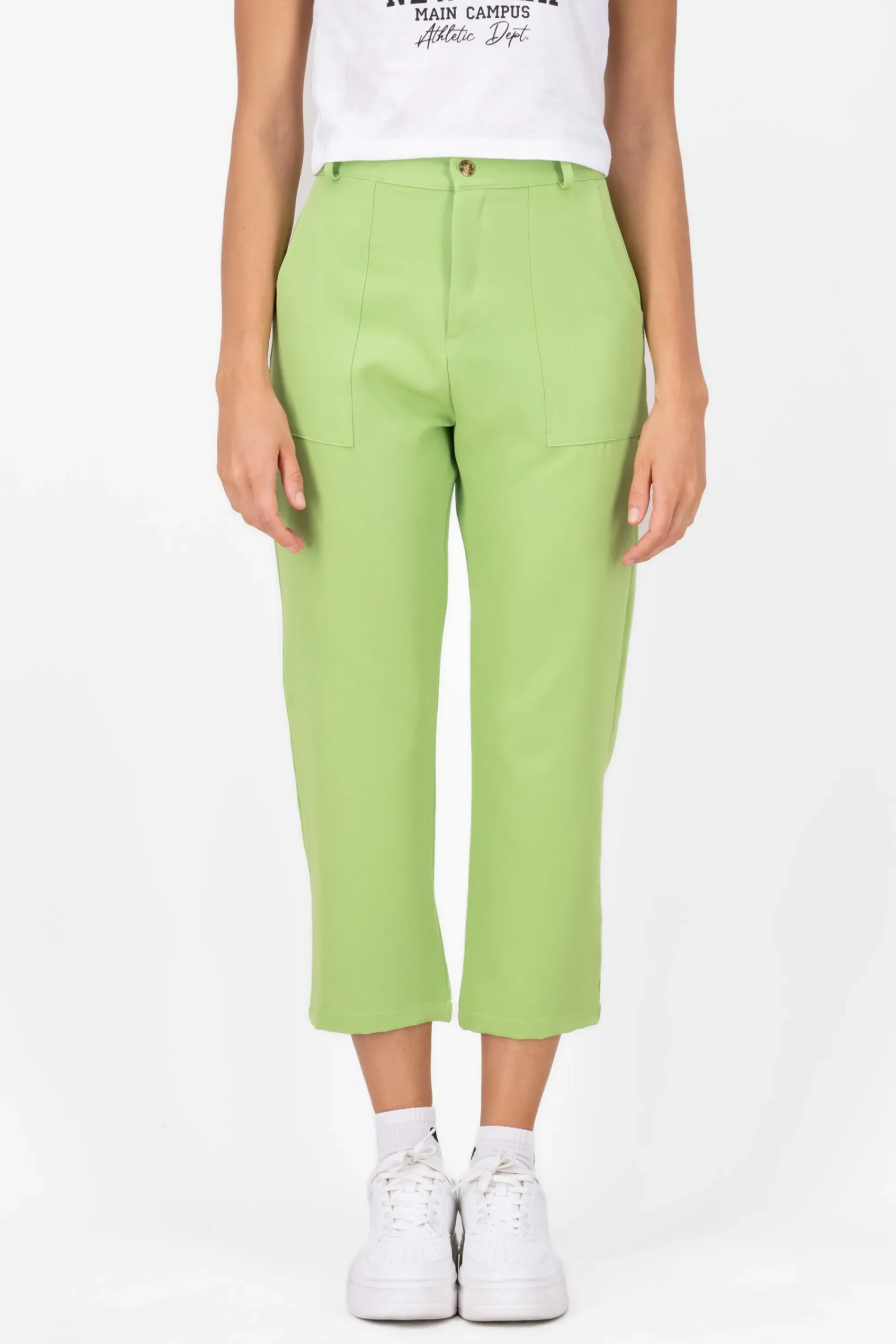 Shasa Highwaisted capri pant with pockets