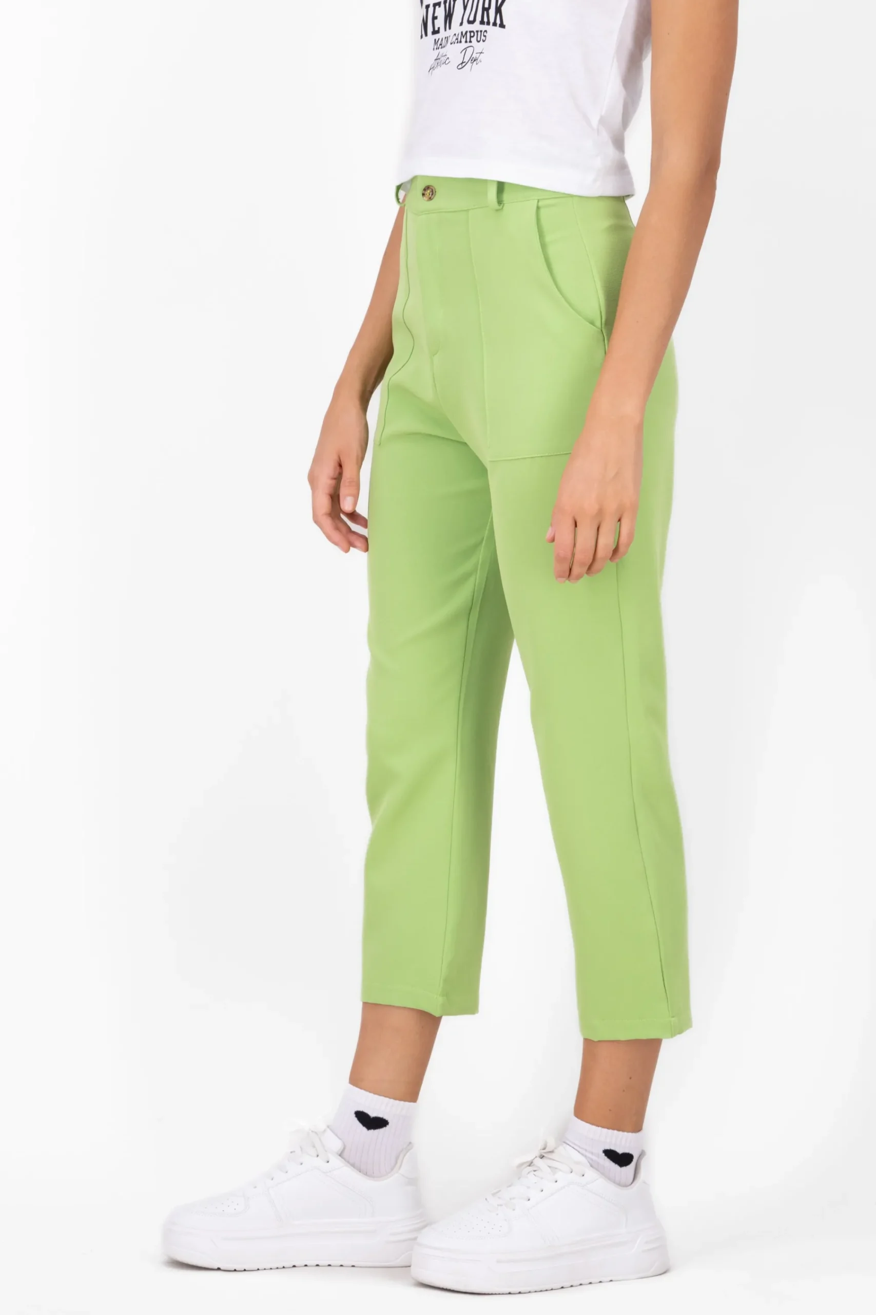 Shasa Highwaisted capri pant with pockets