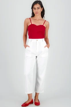 Shasa Highwaisted capri pant with pockets