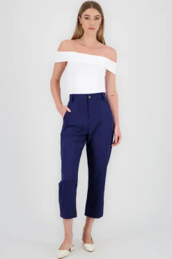 Shasa Highwaisted capri pant with pockets
