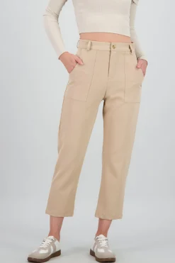 Shasa Highwaisted capri pant with pockets