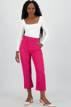 Shasa Highwaisted capri pant with pockets