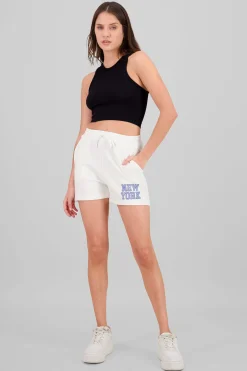 Shasa Highwaisted print short