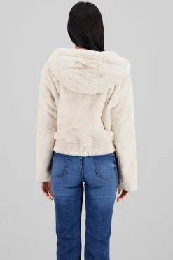 Shasa Hooded Fleece Bomber Jacket