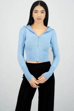 Shasa Hooded Knit Sweater