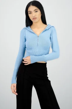 Shasa Hooded Knit Sweater