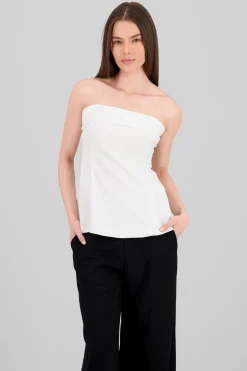 Shasa Hypsters Double Layer Strapless Long Top