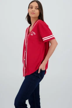 Shasa Jersey T Shirt with Contrast Print