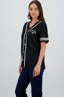Shasa Jersey T Shirt with Contrast Print