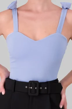 Shasa Jocelyn Bodysuit With Bow Straps