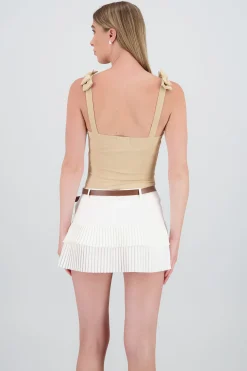 Shasa Jocelyn Bodysuit With Bow Straps
