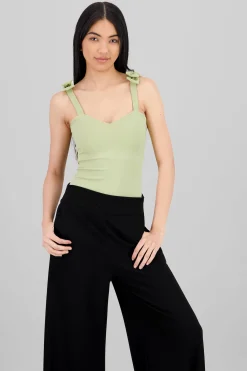 Shasa Jocelyn Bodysuit With Bow Straps