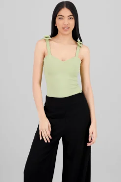 Shasa Jocelyn Bodysuit With Bow Straps