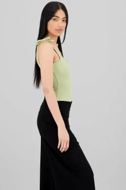Shasa Jocelyn Bodysuit With Bow Straps