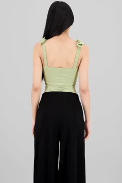 Shasa Jocelyn Bodysuit With Bow Straps