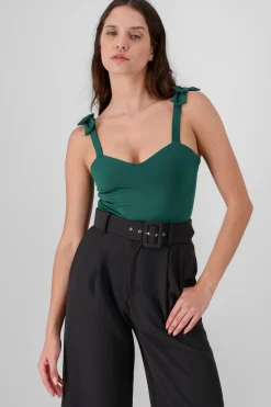 Shasa Jocelyn Bodysuit With Bow Straps