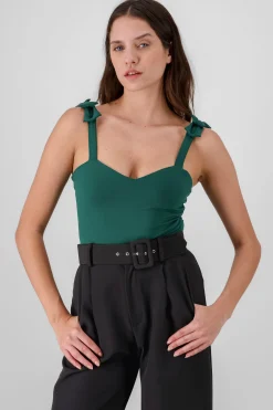 Shasa Jocelyn Bodysuit With Bow Straps