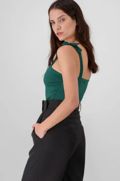 Shasa Jocelyn Bodysuit With Bow Straps