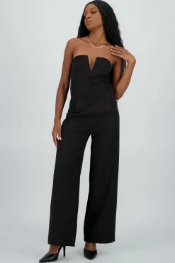 Shasa Jumpsuit with Neckline Detail