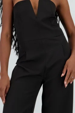 Shasa Jumpsuit with Neckline Detail