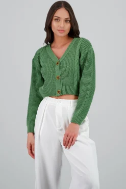 Shasa Knit Button Front Cardigan