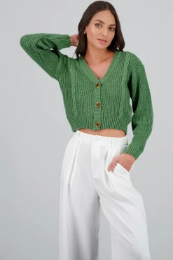Shasa Knit Button Front Cardigan