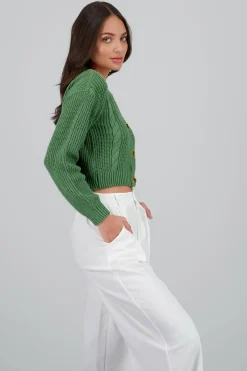 Shasa Knit Button Front Cardigan