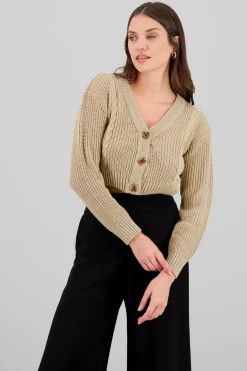 Shasa Knit Button Front Cardigan