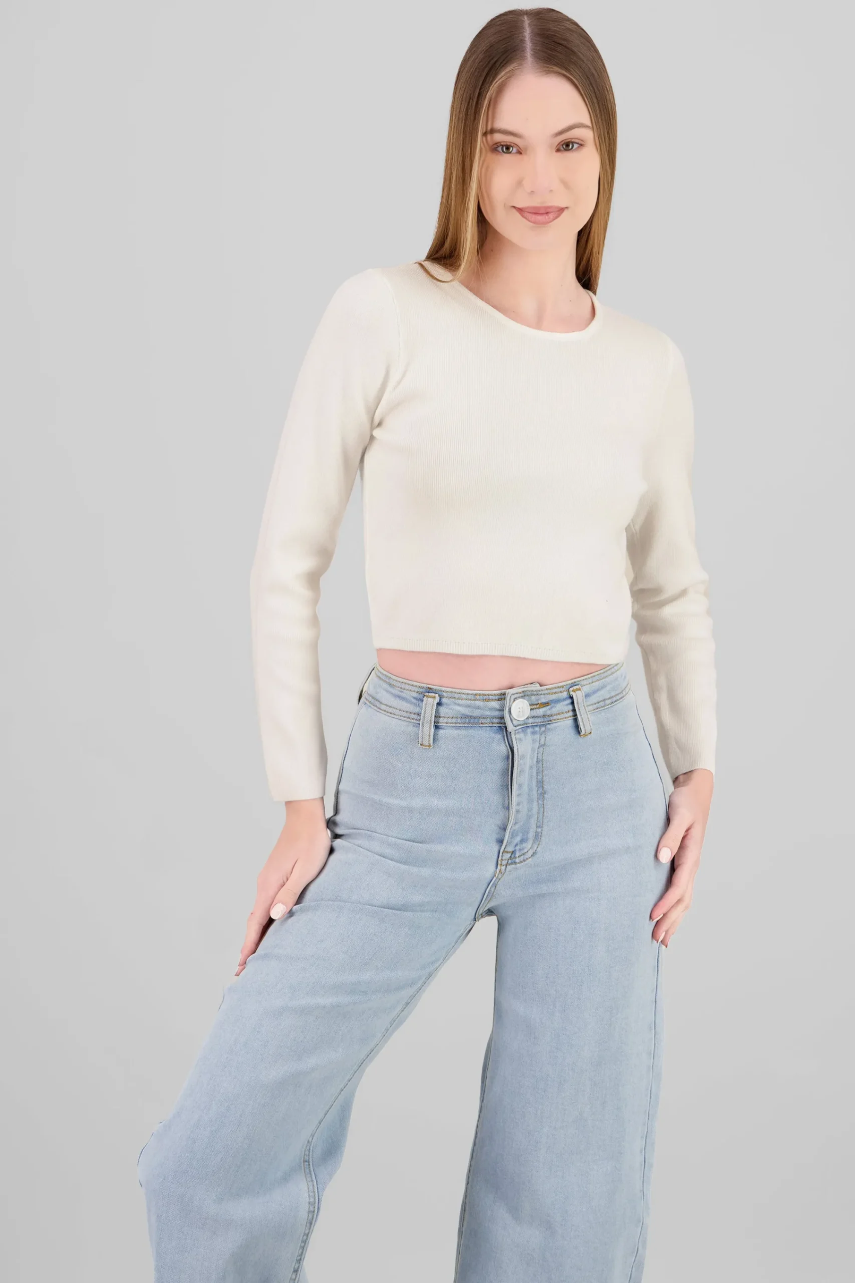 Shasa Knit Crew Neck Sweater