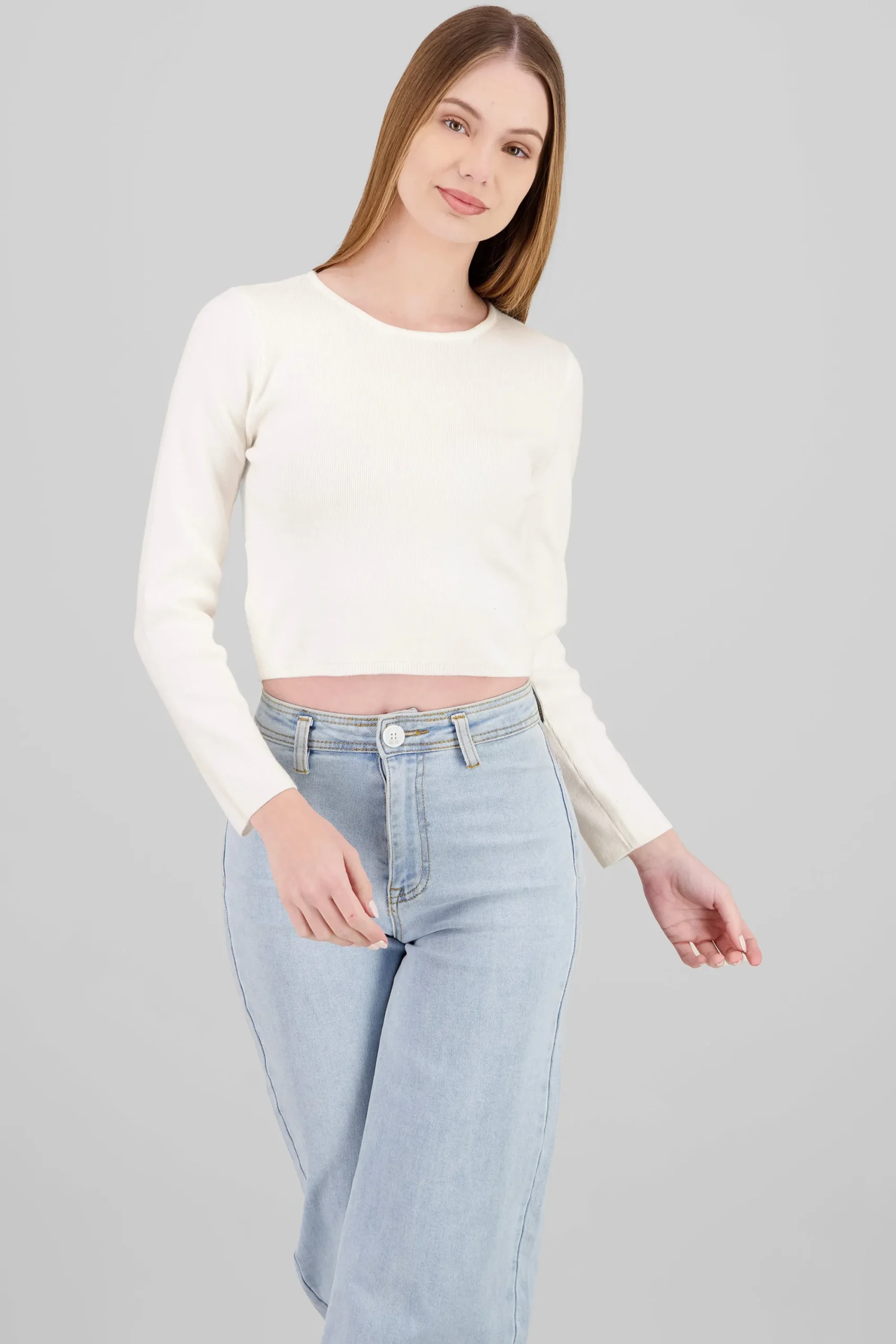 Shasa Knit Crew Neck Sweater