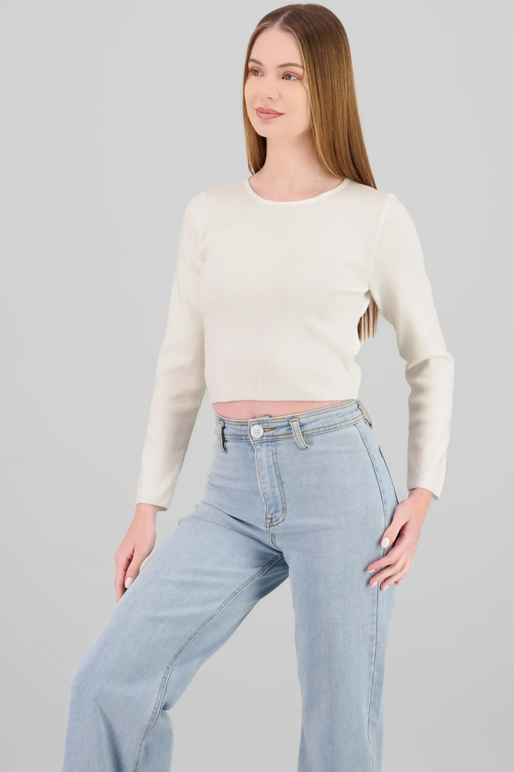Shasa Knit Crew Neck Sweater