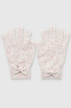 Shasa Knit Gloves with Bow
