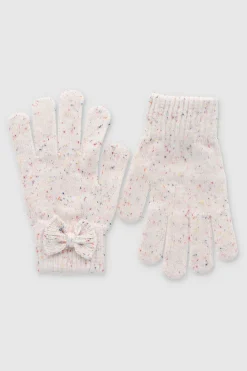 Shasa Knit Gloves with Bow