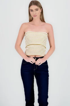 Shasa Knit Off Shouder Top