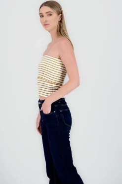 Shasa Knit Off Shouder Top