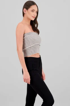 Shasa Knit Off Shouder Top