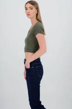 Shasa Knit Square Neck Top