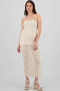 Shasa Knit Strapless Maxi Dress