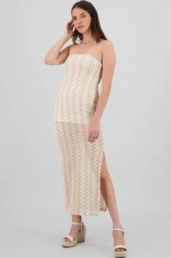 Shasa Knit Strapless Maxi Dress