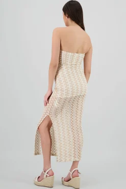 Shasa Knit Strapless Maxi Dress