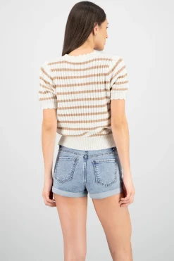 Shasa Knit Striped Top