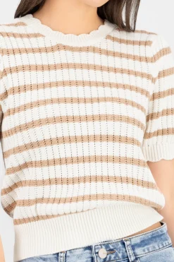 Shasa Knit Striped Top