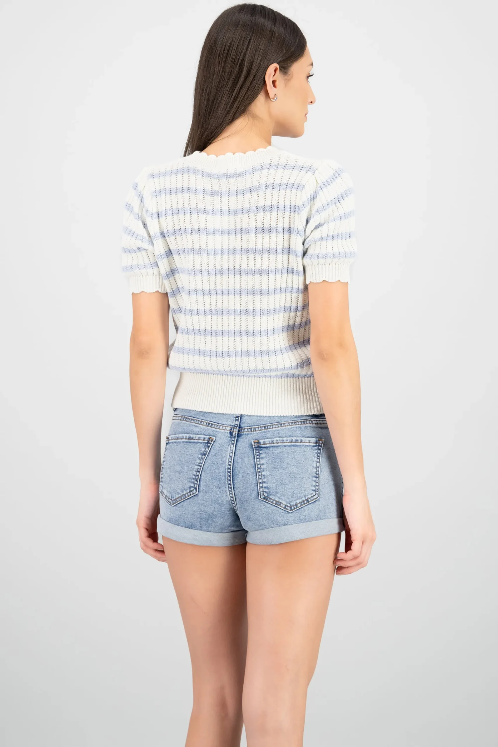 Shasa Knit Striped Top